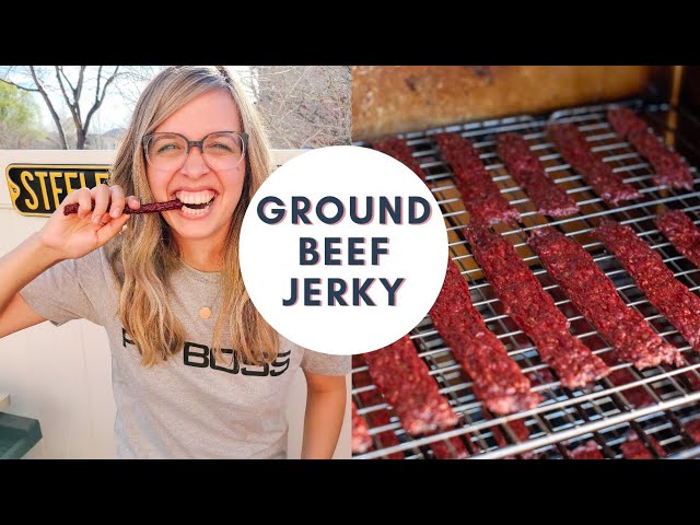 HOW TO MAKE SMOKED BEEF JERKY | Making Ground Beef Jerky with a Jerky Gun