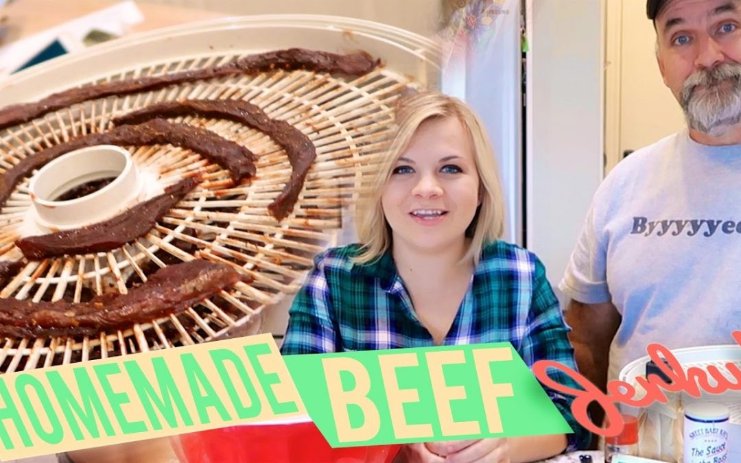 MAKING HOMEMADE BEEF JERKY WITH MY DAD! – Secret Recipe!