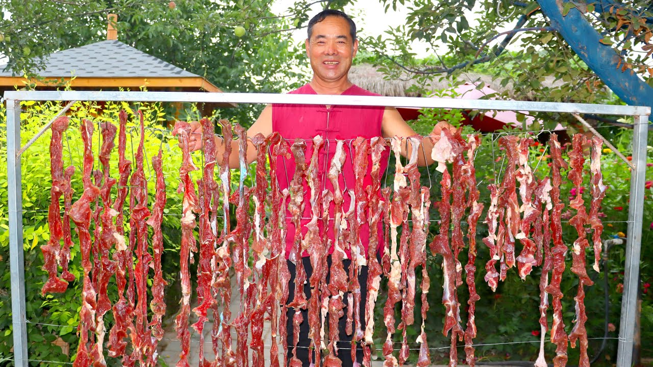 The Best Beef Jerky Recipe in the World! AirDried for 3 Days, So