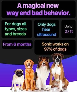 2024release Dog Bark Deterrent Device Stops Bad Behavior No Need Yell Or Swat Just Point To A Dog Own Or Neighbors Hit The Button Long Range Ultrasonic Alternative To Painful Dog Shock Collar 0 3