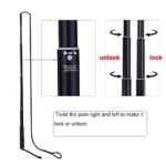 Asocea Dog Extendable Teaser Wand Pet Flirt Stick Pole Puppy Chasing Tail Interactive Toy For Small Medium Large Dogs Training Playing Exercise 0 1