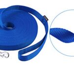 Amagood Dogpuppy Obedience Recall Training Agility Lead 15 Ft 20 Ft 30 Ft 50 Ft Long Leash For Dog Trainingtie Outplaysafetycamping 20 Feet Blue 0 1