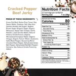 Beef Cracked Pepper Beef Jerky By Country Archer 100 Grass Fed Gluten Free Msg Nitritenitrate Free No Preservatives 7oz 2pk 0 1