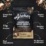 Beef Cracked Pepper Beef Jerky By Country Archer 100 Grass Fed Gluten Free Msg Nitritenitrate Free No Preservatives 7oz 2pk 0 2
