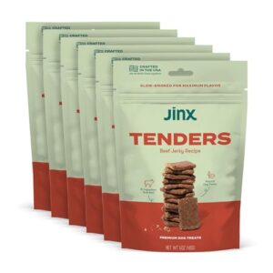 Beef Tenders Natural Soft Jerky Dog Treats Made With Slow Smoked Real Beef Liver For Puppies Adult And Senior Dogs 6 Pack 5 Oz Bag Value Pack 0