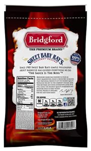 Bridgford Sweet Baby Rays High Protein Beef Jerky Low Carb Snack Low Calorie Keto Friendly Sweet Teriyaki Flavor 10 Oz Pack Of 3 0 2