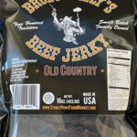 Bronco Billys Beef Jerky Hickory Smoked Old Country One Pound Resealable Bag 0 4