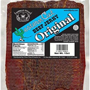Buffalo Bills Original Western Cut Big Slab Beef Jerky 15 Beef Jerky Slabs Per Bag 0