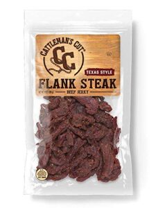 Cattlemans Cut Texas Style Flank Steak Beef Jerky 9 Ounce 0