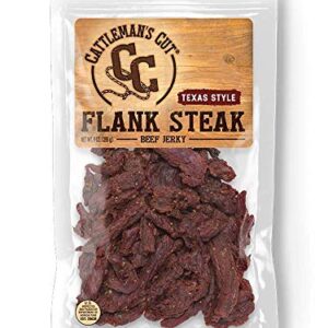 Cattlemans Cut Texas Style Flank Steak Beef Jerky 9 Ounce 0
