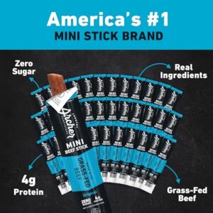 Country Archer Mini Jerky Beef Sticks 36ct Bulk Pack Keto Paleo Sugar Free Low Carb Nitrate Free Gluten Free High Protein Non Gmo 0 0