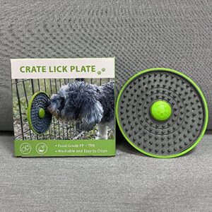 Dog Crate Lick Plate For Dogs Slow Feeder Mat Dog Bowls Cage Training Tool For Puppy Pet Reduce Anxiety Gate Training Supplies Aids Multifunctional Licking Pad Groov Toy 0 4