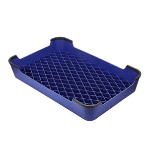 Dog Training Place Board Durable Hunting Dog Training Platform Non Skid Surface Nonslip Feet Stackable Portable Dog Agility Platform Modern Dog Training Equipment Dark Blue 0 3