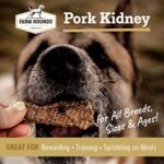 Farm Hounds Pork Kidney Jerky Treats For Dogs Premium Dried Dog Treats High Protein Training Treat For Small Large Dogs Natural Healthy Dog Treats Made In Usa Pork Kidney 4oz 0 0
