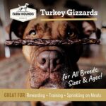 Farm Hounds Turkey Gizzards Jerky Treats For Dogs Premium Dried Treats High Protein Training Treat For Small Large Dogs Natural Healthy Dog Treats Made In Usa Turkey 4oz 0 0