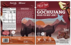 Field Trip Grass Fed Beef Jerky Variety Pack Healthy Gluten Free Snacks All Natural Paleo Friendly Meat Snacks With No Nitrates Low Carb High Protein Snacks 22oz Bag 4 Pack 0 1