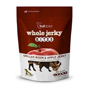 Fruitables Dog Treats Whole Jerky Bites Grilled Bison Dog Treats Healthy Dog Treats 5 Ounces 0