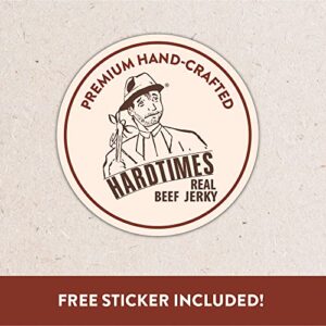 Hardtimes Handcrafted Beef Jerky Original Flavor 8 Oz Jar 0 4