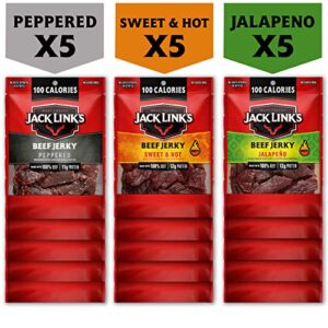 Jack Links Beef Jerky Bold Variety Pack Includes Sweet Hot Jalapeno And Peppered Beef Jerky 125 Oz Pack Of 15 0 4