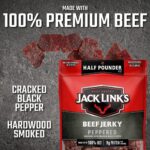 Jack Links Beef Jerky Peppered 12 Pounder Bag Flavorful Football Game Day Snacks 9g Of Protein And 80 Calories Made With Premium Beef 96 Fat Free No Added Msg Or Nitratesnitrites 0 2