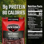 Jack Links Beef Jerky Peppered 12 Pounder Bag Flavorful Football Game Day Snacks 9g Of Protein And 80 Calories Made With Premium Beef 96 Fat Free No Added Msg Or Nitratesnitrites 0 3