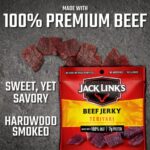 Jack Links Beef Jerky Teriyaki Multipack Bags Flavorful Meat Snack For Lunches Ready To Eat 7g Of Protein Made With Premium Beef No Added Msg 0625 Oz Pack Of 20 0 2