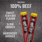 Jack Links Beef Sticks Teriyaki Protein Snack Meat Stick With 5g Of Protein Made With 100 Beef No Added Msg 092 Oz 20 Count 0 2