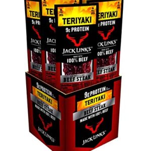 Jack Links Premium Cuts Beef Steak Teriyaki Great Snack With 9g Of Protein And 9g Of Carbs Per Serving Made With Premium Beef 1 Ounce Pack Of 12 0