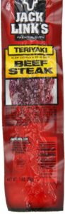 Jack Links Premium Cuts Beef Steak Teriyaki Great Snack With 9g Of Protein And 9g Of Carbs Per Serving Made With Premium Beef 1 Ounce Pack Of 12 0 4