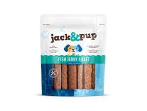 Jackpup Jerky Dog Treats Natural And Organic Training Treat For Dogs Fresh And Savory Dog Chew Fish Jerky 2lb Bag 0