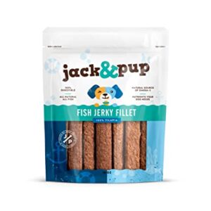 Jackpup Jerky Dog Treats Natural And Organic Training Treat For Dogs Fresh And Savory Dog Chew Fish Jerky 2lb Bag 0