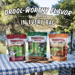 Kahoots Turkey Cranberry Dog Jerky Treats Premium All Natural Dog Treats Training Treat Gluten Free Low Calorie Made With Limited Ingredients For All Breeds Sizes 1lb 0 4