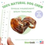 Nature Gnaws Usa Smoked Bison Trachea Rings For Dogs Premium Natural Dental Chews Long Lasting And Rawhide Free Dog Bones 100 Pound Pack Of 1 0 1