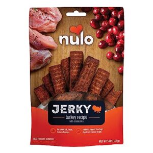 Nulo Premium Jerky Strips Dog Treats Grain Free High Protein Jerky Strips Made With Bc30 Probiotic To Support Digestive Immune Health 0