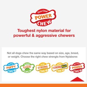 Nylabone Flavor Frenzy Power Chew Dog Toy Beef Jerky Mediumwolf 1 Count 0 3