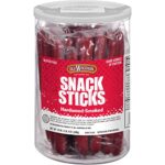Old Wisconsin Beef Snack Sticks High Protein Gluten Free 24 Ounce Resealable Jar 0