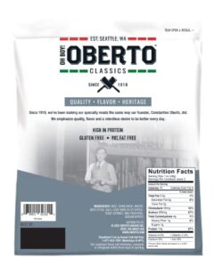 Oh Boy Oberto Classics Thin Style Peppered Beef Jerky 22 Ounce Pack Of 8 0 1