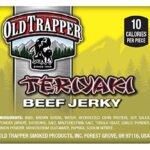 Old Trapper Teriyaki Double Eagle Beef Jerky Real Wood Smoked 10g Of Protein 1 Bag 80 Pieces 0 3