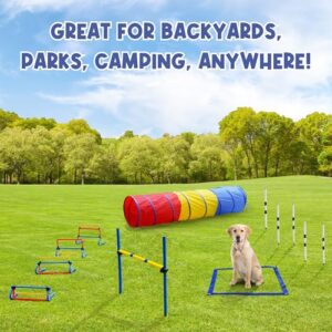 Paw Dog Agility Training Equipment Dog Agility Course Backyard Set Agility Course For Dogs Outdoor Dog Obstacle Course Equipment Dog Tunnels And Tubes For Small Dogs 9ft Heavy Duty Play Tunnel 0 3