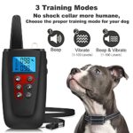 Paipaitek No Shock Dog Training Collar 3300ft Range Vibrating Dog Collar Ipx7 Waterproof Dog Training Collar With Remote Only Sound And Vibration Collar For Training Dogs 0 3