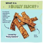 Pawstruck Bully Slices Premium Rawhide Chew Sticks Beef Flavor Low Fat High Protein Treat For Small Medium Large Dogs No Artificial Ingredients 1 Lb Bag Packaging May Vary 0 1