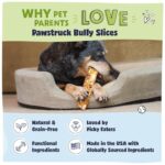 Pawstruck Bully Slices Premium Rawhide Chew Sticks Beef Flavor Low Fat High Protein Treat For Small Medium Large Dogs No Artificial Ingredients 1 Lb Bag Packaging May Vary 0 2
