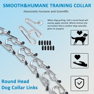 Prong Pinch Collar For Dogs Adjustable Training Collar With Quick Release Buckle For Small Medium Large Dogspacked With Two Extra Links Ml18 23 Neck 300mm 0 0