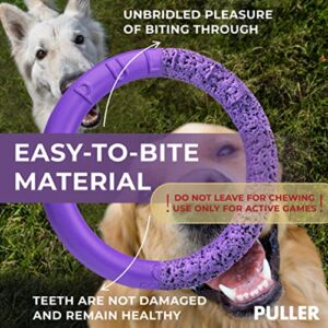 Puller Outdoor Dog Ring Toys Dog Fetch Toy Tug Of War Dog Toy For Small Medium Large Dogs Dog Ball Soft Dog Frisbee Alt Outside Dog Yard Toys Big Dog Pull Toy Best Dog Exercise Equipment 0 3