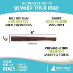 Raw Paws Beef Gullet Sticks For Dogs 6 Inch 10 Ct Free Range Cows Raised Without Antibiotics Or Added Hormones Gullet Sticks For Small Dogs To Large Dogs Beef Esophagus Dog Treats 0 1