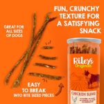 Rileys Chicken Strips For Dogs Usa Sourced Single Ingredient Dog Treat Dehydrated Real Meat Dog Treats Natural Chicken Sticks Dog Jerky Treats 6 Oz 0 1