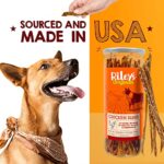 Rileys Chicken Strips For Dogs Usa Sourced Single Ingredient Dog Treat Dehydrated Real Meat Dog Treats Natural Chicken Sticks Dog Jerky Treats 6 Oz 0 3
