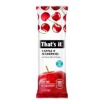 Thats It Apple Cherry 100 Natural Real Fruit Bar Best High Fiber Vegan Gluten Free Healthy Snack Paleo For Children Adults Non Gmo No Sugar Added No Preservatives Energy Food 12 Pack 0 0