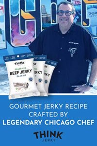 Think Jerky Classic Beef Jerky 22 Ounce Bags Pack Of 8 Bags Delicious Chef Crafted Jerky Grass Fed Beef Jerky Gluten Free No Antibiotics Or Nitrates Healthy Protein Snack Low Calorie And Low Fat 0 2