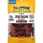 Tillamook Country Smoker Keto Friendly Zero Sugar Beef Jerky Original 65 Ounce 0